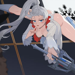 This is a pixiv picture whose title is Stealth movement above.