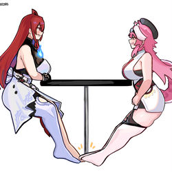 This is a pixiv picture whose title is Feet Holding.
