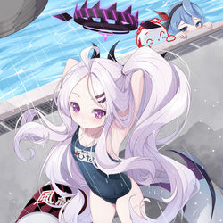 This is a pixiv picture whose title is 水着 空崎ヒナ.