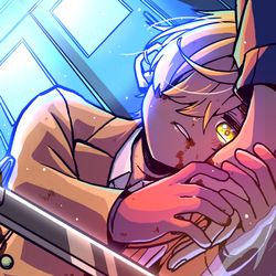 This is a pixiv picture whose title is 鬼の救済.