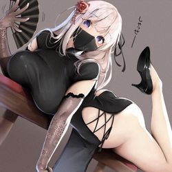 This is a pixiv picture whose title is 仕事なめてるチャイナ娘.