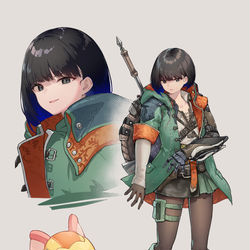 This is a pixiv picture whose title is ハンターさん.