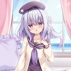 This is a pixiv picture whose title is 雪風.