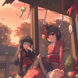 This is a pixiv picture whose title is 影廊全修罗通关9个月零14天贺图（x）.
