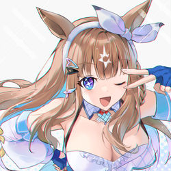 This is a pixiv picture whose title is アーモンドアイ.