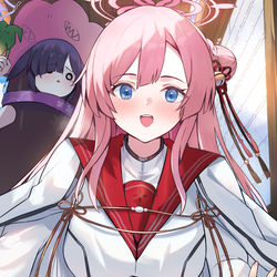 This is a pixiv picture whose title is 夜の修行手伝ってくれますか？♡.