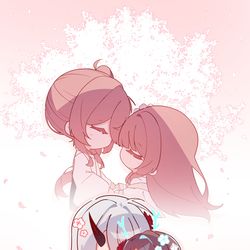 This is a pixiv picture whose title is 2025 Nanahara Sisters Birthday.