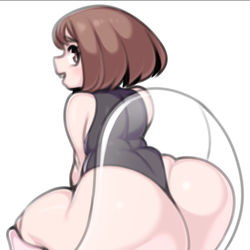 This is a pixiv picture whose title is Ochaco.