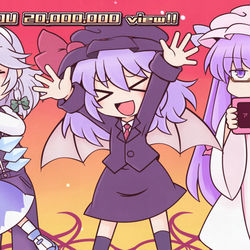 This is a pixiv picture whose title is スカーレット警察のゲットーパトロール24時2000万再生記念.