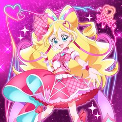 This is a pixiv picture whose title is キュアアイドル.