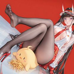 This is a pixiv picture whose title is 能代 喂食？.