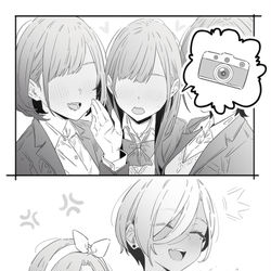 This is a pixiv picture whose title is ガールズバンドクライ.
