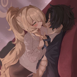 This is a pixiv picture whose title is ニヤ先勝負　その3.