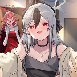 This is a pixiv picture whose title is 結婚してくれなきゃ襲うよ♡.