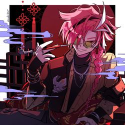 This is a pixiv picture whose title is コール・ラヴァ高杉社長.