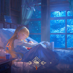 This is a pixiv picture whose title is フィービー(夜）.