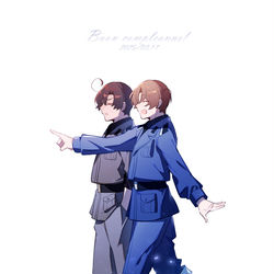 This is a pixiv picture whose title is 過去と現在.