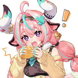 This is a pixiv picture whose title is おっとりパワフル！.