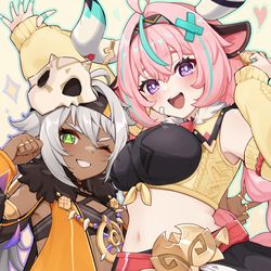 This is a pixiv picture whose title is イアンサとヴァレサ.