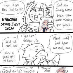 This is a pixiv picture whose title is Kancolle: Spring Event 2025.