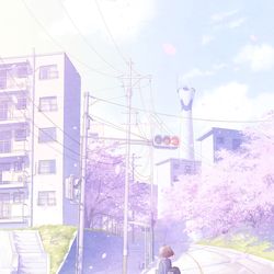 This is a pixiv picture whose title is 旅立ちの日に.