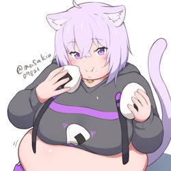 This is a pixiv picture whose title is 肥満化おかゆ.