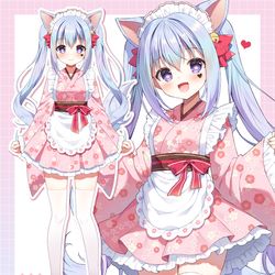 This is a pixiv picture whose title is 恋犬ちわこ.