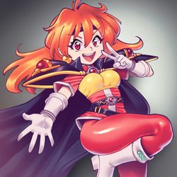 This is a pixiv picture whose title is Lina Inverse (Slayers).
