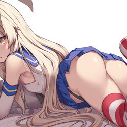 This is a pixiv picture whose title is 島風（艦これ）.
