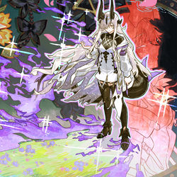 This is a pixiv picture whose title is 死芒.