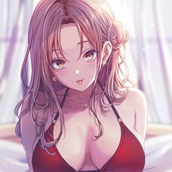 This is a pixiv picture whose title is 水着グラビア雛菜.