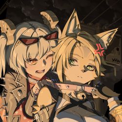 This is a pixiv picture whose title is 猫饭.