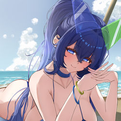 This is a pixiv picture whose title is 水着ニュージャージー❤️❤️.