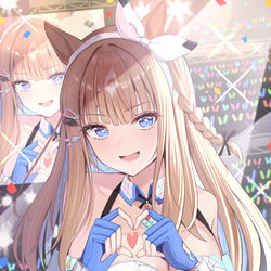 This is a pixiv picture whose title is Eye Love You！.