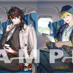 This is a pixiv picture whose title is 「JR東海の推し旅キャンペーン」.