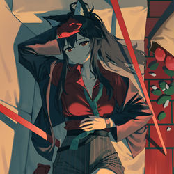 This is a pixiv picture whose title is texas.
