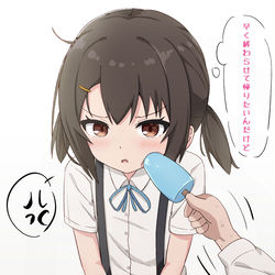 This is a pixiv picture whose title is アイスつんつん.