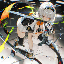 This is a pixiv picture whose title is 三本目の牙.