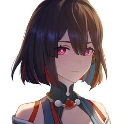 This is a pixiv picture whose title is 雪衣.