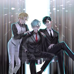 This is a pixiv picture whose title is ALNST men.