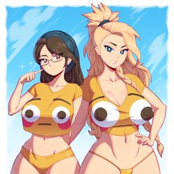 This is a pixiv picture whose title is GEMMA AND ALMA.