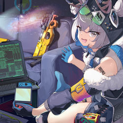 This is a pixiv picture whose title is “看吧，就和打游戏一样简单~".