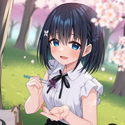 This is a pixiv picture whose title is 「今日のは自信作だから！」.