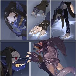 This is a pixiv picture whose title is もう止まらんよ….