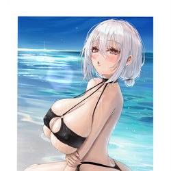This is a pixiv picture whose title is シリアス.