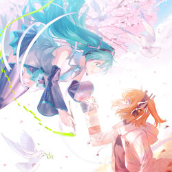 This is a pixiv picture whose title is やがて光に導かれ いつか星まで手が届く.