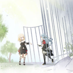 This is a pixiv picture whose title is 二人.