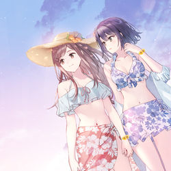 This is a pixiv picture whose title is 安達としまむら12.