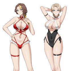 This is a pixiv picture whose title is Summer Temptation.
