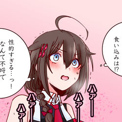 This is a pixiv picture whose title is 興奮する時雨改三.